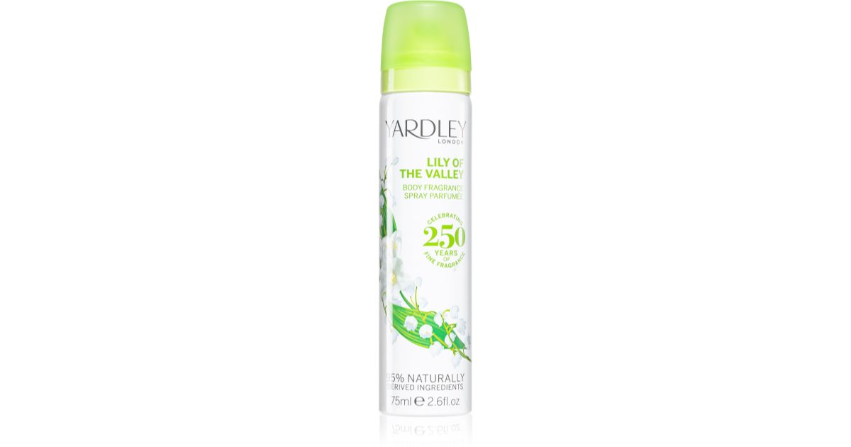 Yardley Lily Of The Valley Body Spray For Women Notino Co Uk