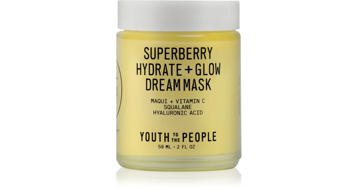 Youth To The People Superberry Hydrate + Glow Dream Mask maska pro ...