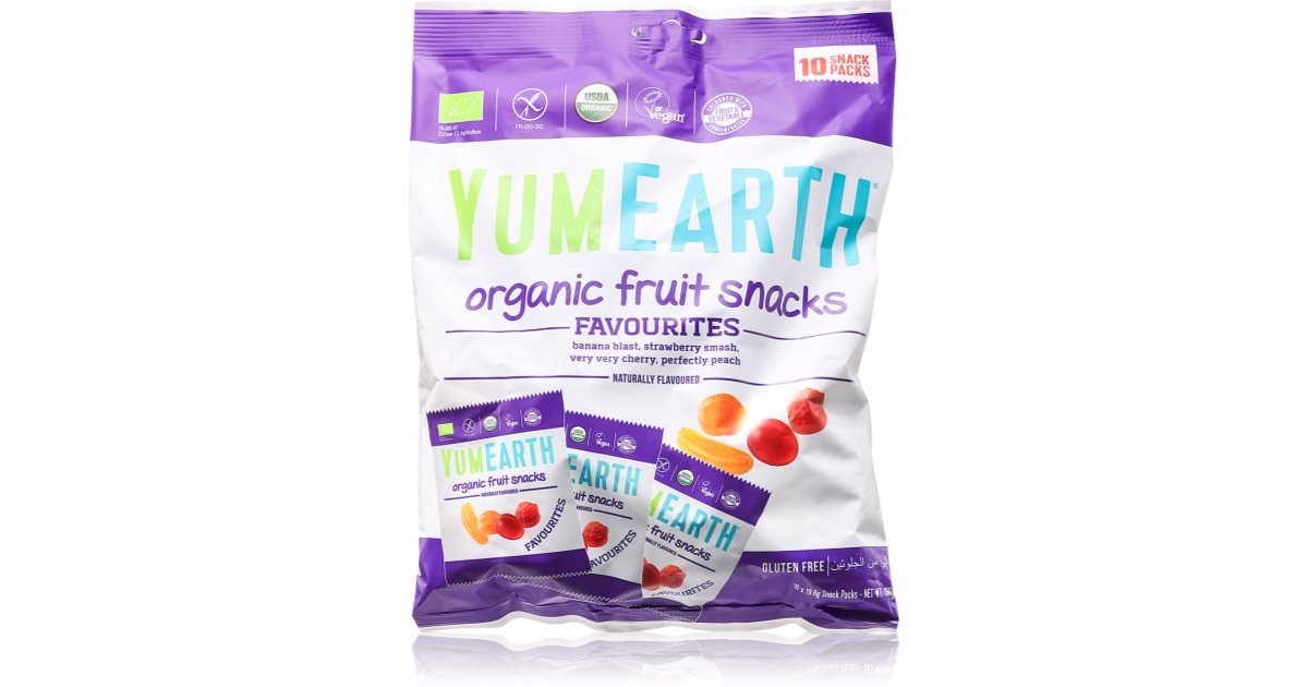 Yum Earth Fruit snacks BIO želé bonbóny vegan | notino.cz
