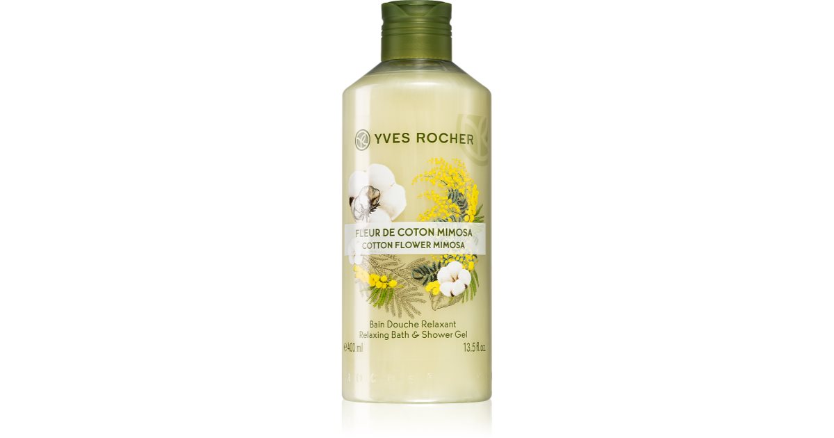 Yves Rocher Cotton Flower Mimosa Dušas želeja notino.lv