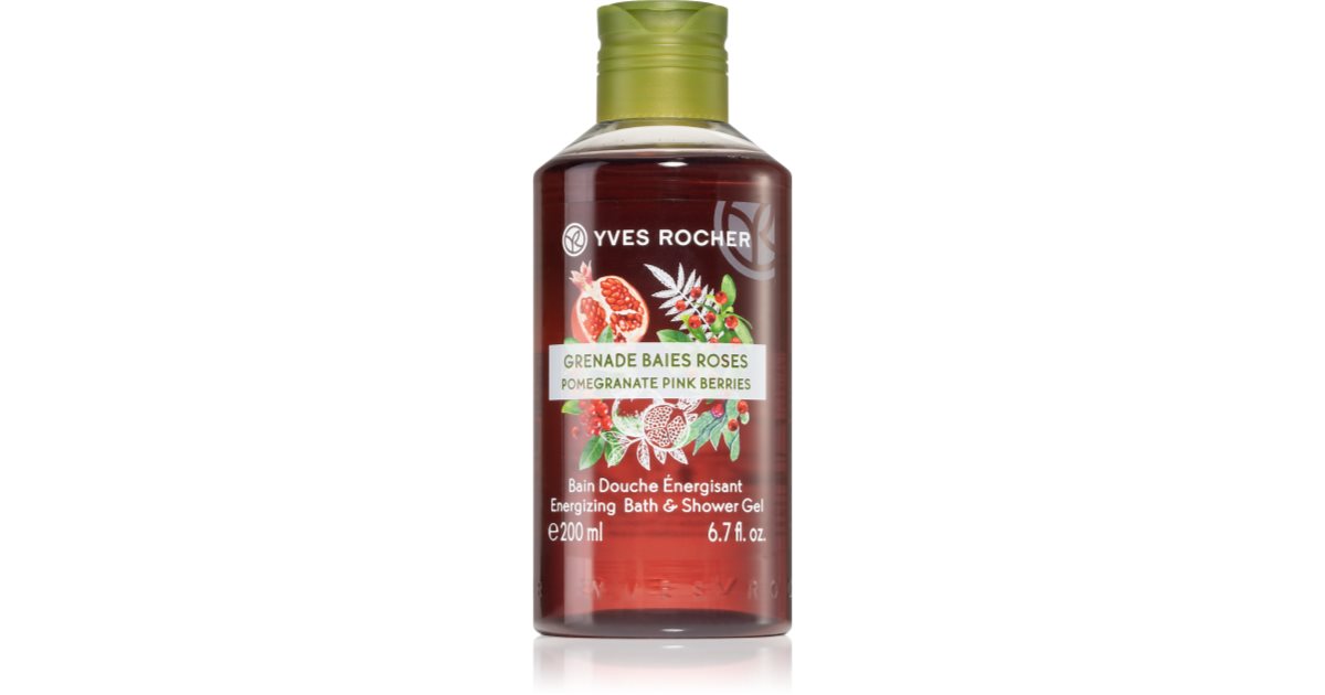 Yves Rocher Pomegranate Pink Berries gel douche booster d’énergie