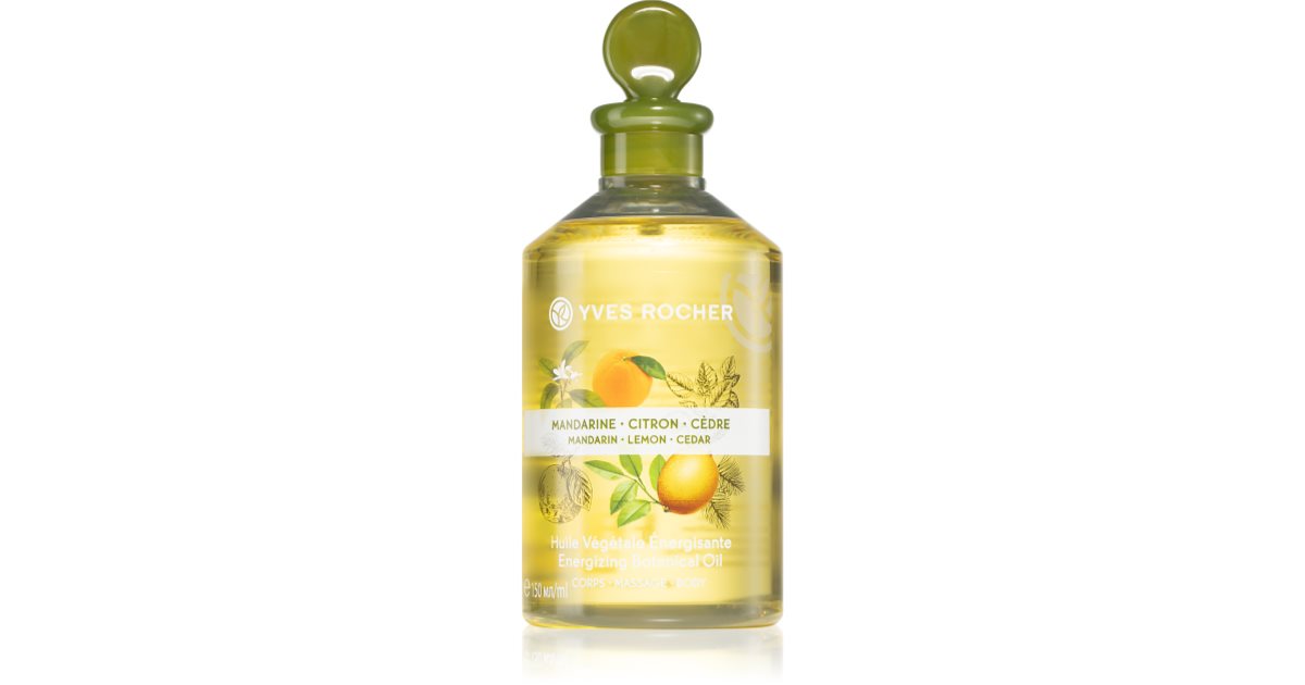 Yves Rocher Mandarin Lemon Cedar Body Massage Oil notino.co.uk