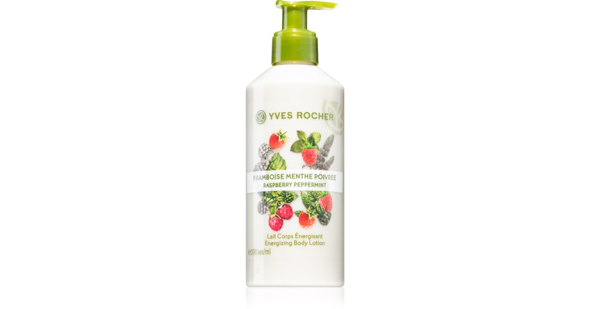 Yves Rocher Raspberry & Mint energizujúce telové mlieko | notino.sk