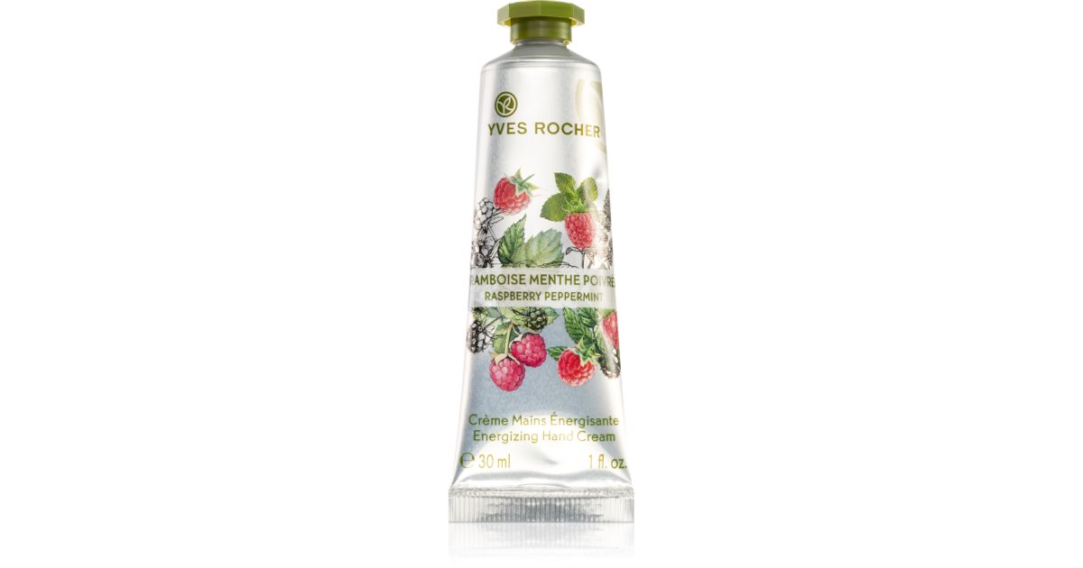 Yves Rocher Raspberry & Mint energizuojamasis kremas rankoms | notino.lt