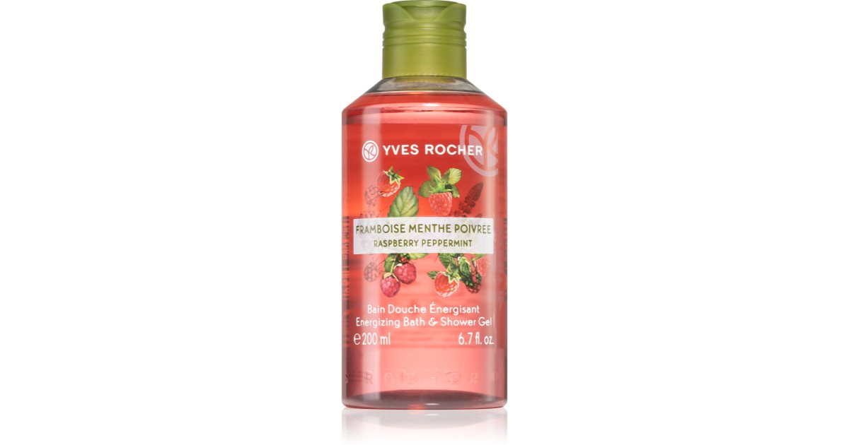 Yves Rocher Raspberry & Mint gel douche booster d’énergie | notino.be