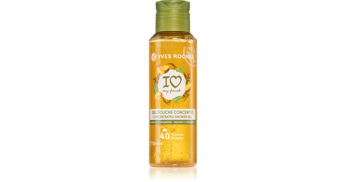 Yves Rocher I love my planet Mango Coriander gel douche booster d