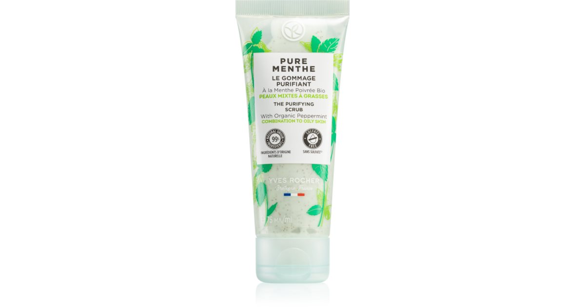 Yves Rocher Pure Menthe нежно почистващ пилинг | notino.bg