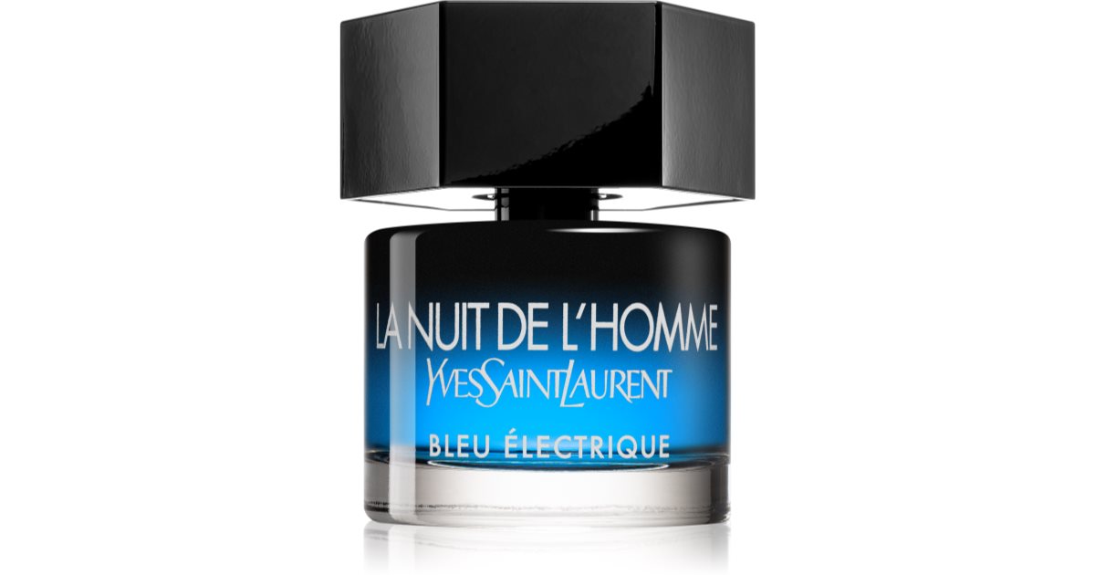 Yves Saint Laurent La Nuit de L'Homme Bleu Électrique Eau de Toilette para  homens