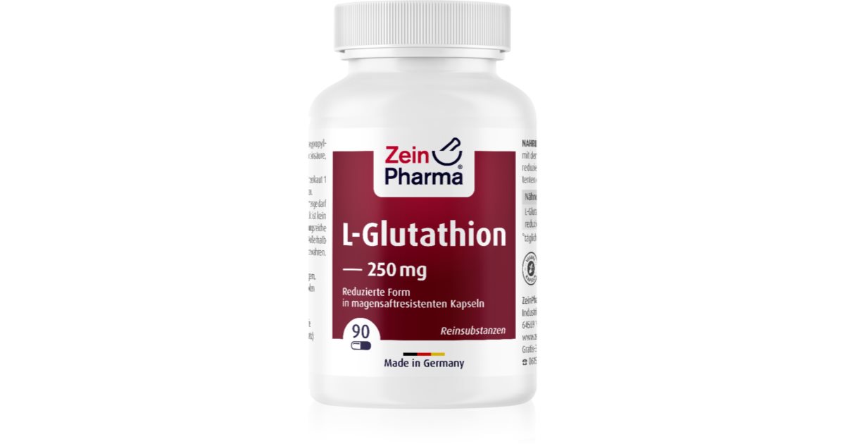 ZeinPharma LGlutathion 250 mg Kapseln zum Schutz der Zellen vor