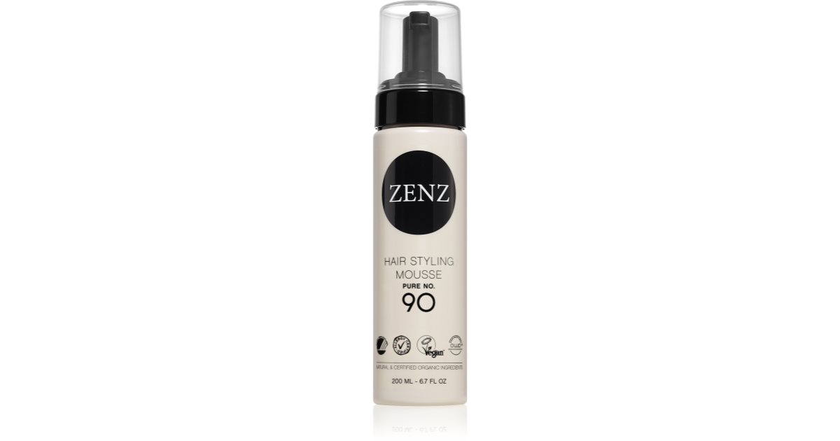 ZENZ Organic Pure No. 90 styling mousse for heat hairstyling notino.co.uk