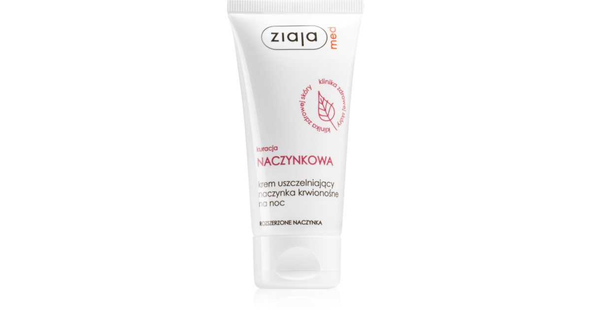 Ziaja Med Capillary Care Reinforcing Night Cream To Prevent Broken Capillaries Notino Co Uk