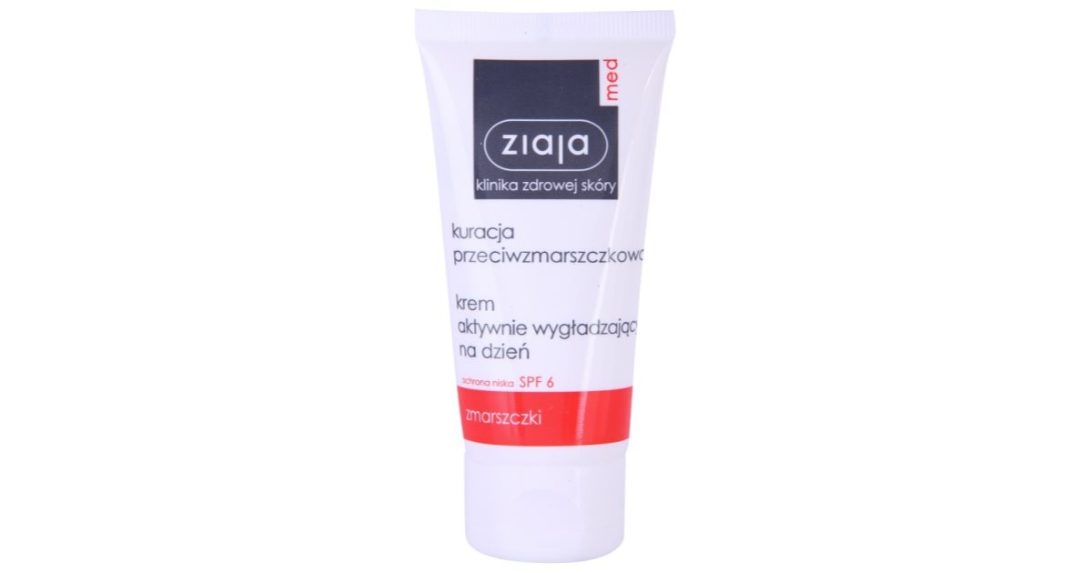 Ziaja Med Anti Wrinkle Care Active Smoothing And Tone Correcting Moisturiser Spf Notino Co Uk