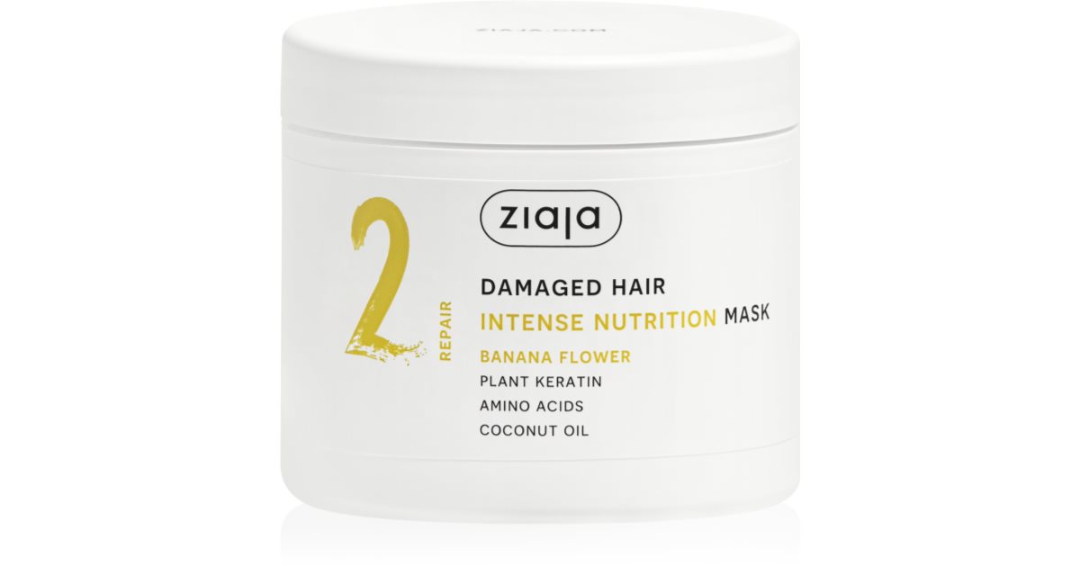 Ziaja Plant Essentials Banana Flower поживна маска для волосся для