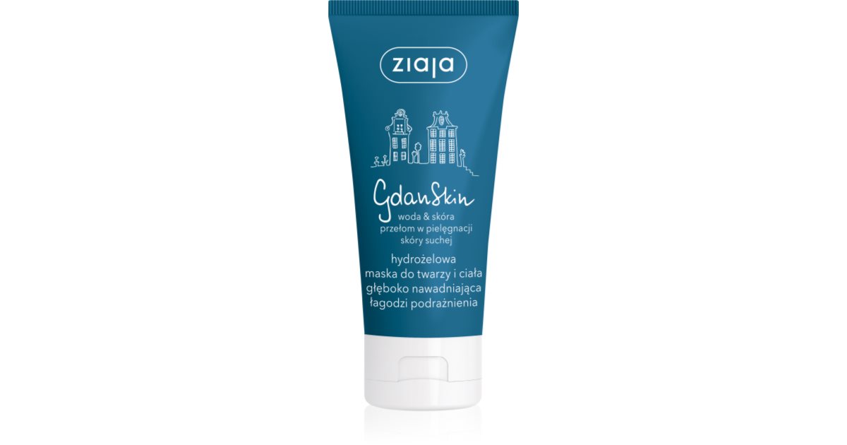 Ziaja GdanSkin Hydrogel-Gesichtsmaske – Beruhigend, Feuchtigkeitsspendend, Mit Algen & Panthenol