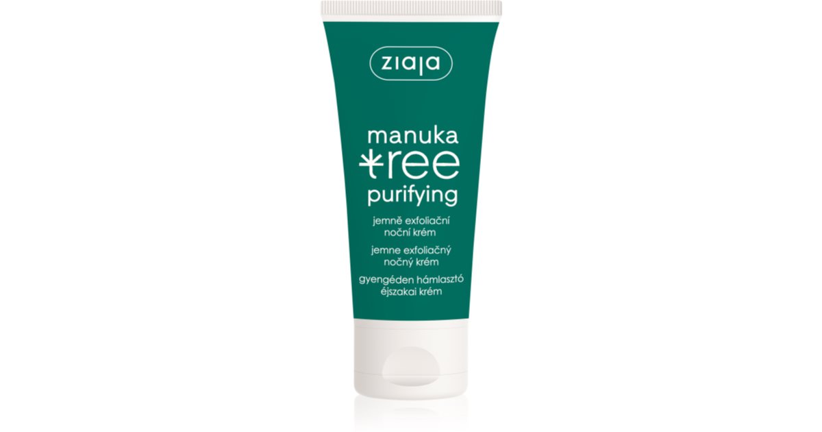 Ziaja Manuka Tree Purifying Peeling Nachtcreme für fettige und