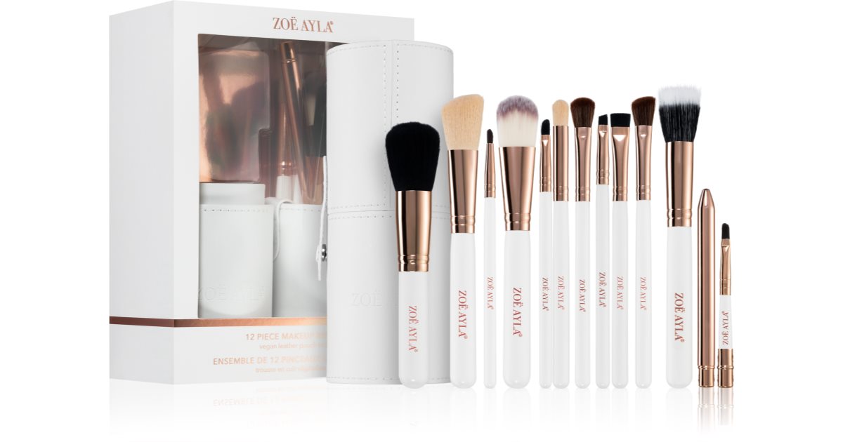 Zoë Ayla Makeup Brush Set 12 Piece Pinselset mit Etui
