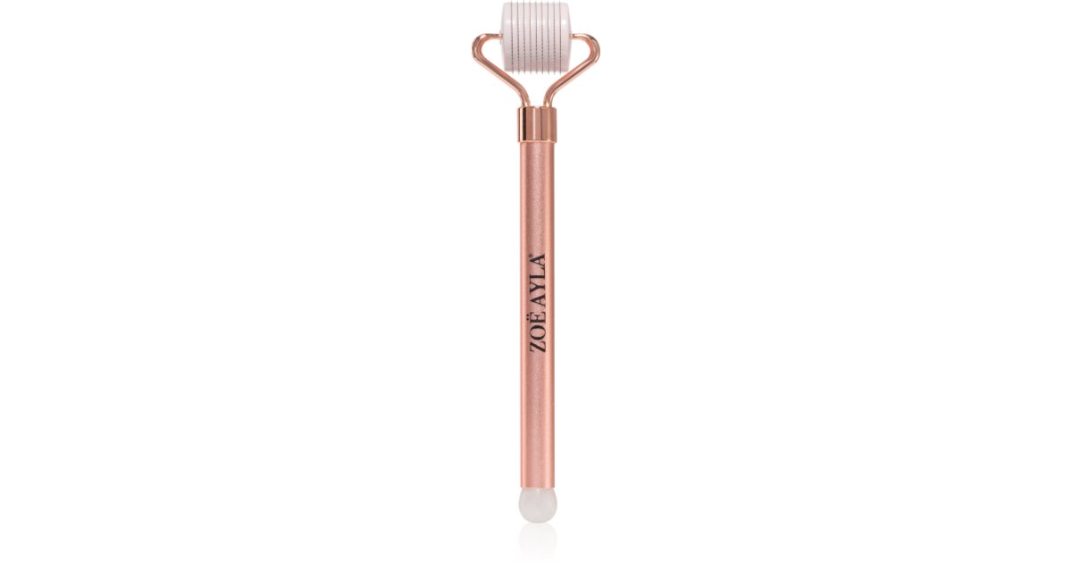 Zoë Ayla Rose Quartz Derma Roller microneedle applicator | notino.co.uk