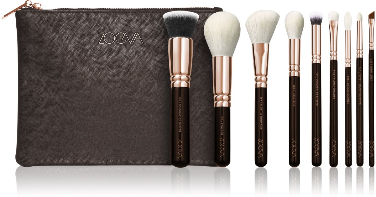 ZOEVA The Complete Brush Set Rose Golden Edition Набір пензлів з